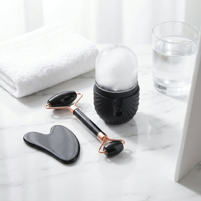 Facial skincare tool set — Bathroom Vanity Lifestyle | Generated by Modelize